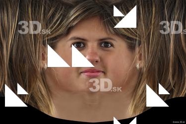 Female head texture