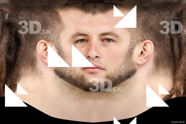 Male head texture