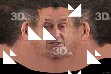 Male head texture