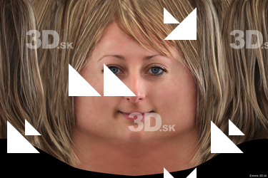 Female head texture