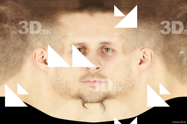 Male head texture