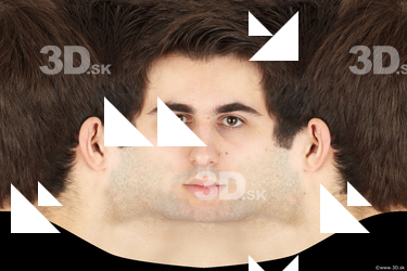 Male head texture