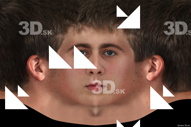 Male head texture