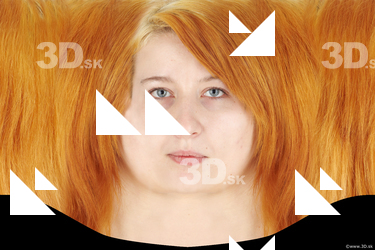 Female head texture