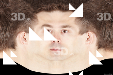 Male head texture