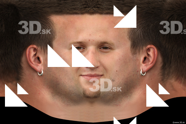 Male head texture