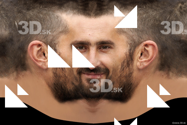 Male head texture