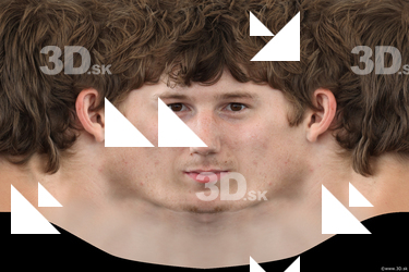 Male head texture