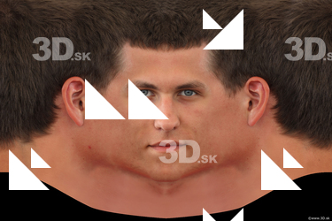 Male head texture