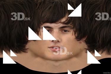 Male head texture