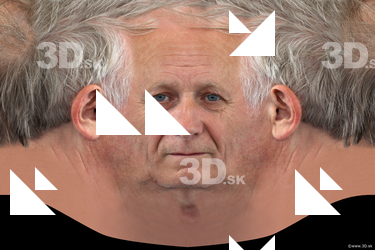 Male head texture