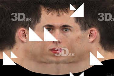 Male head texture