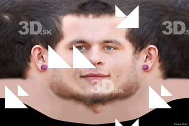 Male head texture