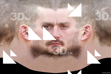 Male head texture
