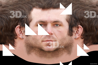 Male head texture
