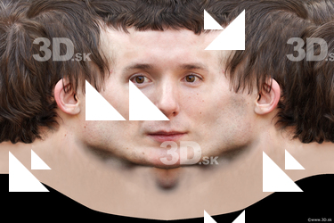 Male head texture