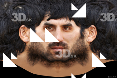 Male head texture