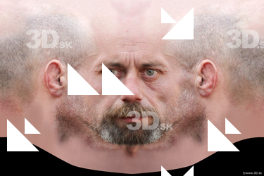 Male head texture