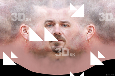 Male head texture