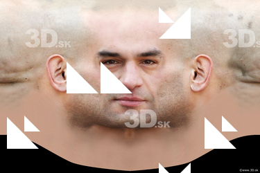 Male head texture