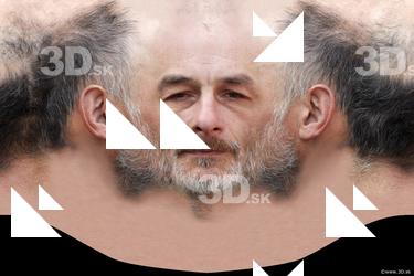 Male head texture
