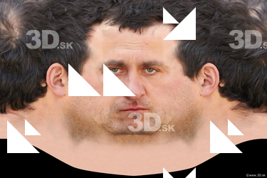 Male head texture