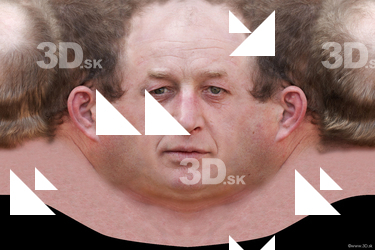 Male head texture