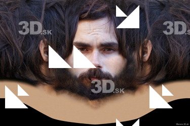 Male head texture