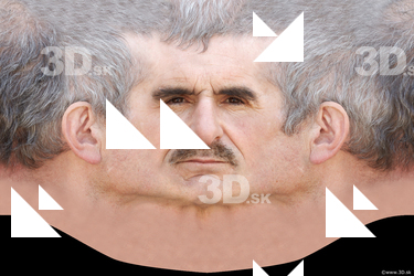 Male head texture