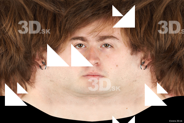 Male head texture