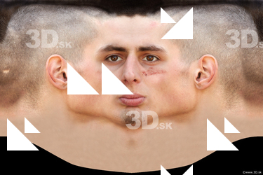 Male head texture