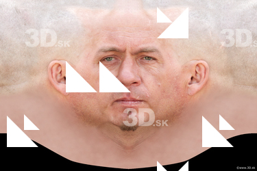 Male head texture