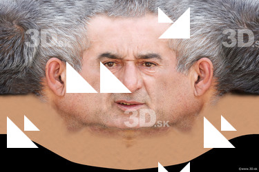 Male head texture