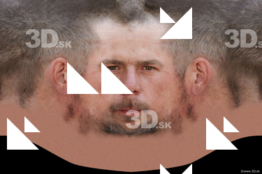Male head texture