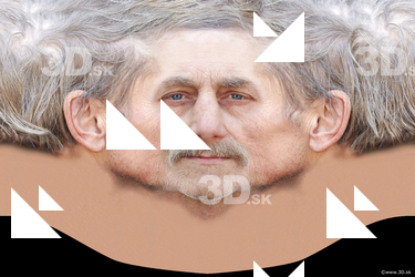 Male head texture