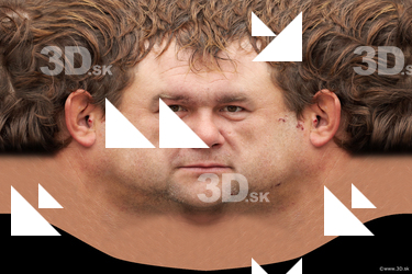 Male head texture