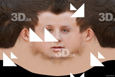Male head texture