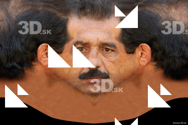 Male head texture