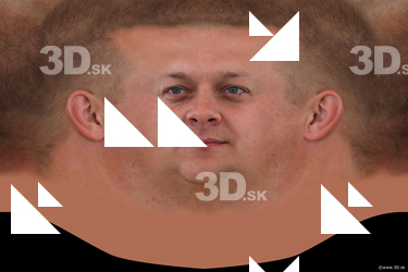 Male head texture