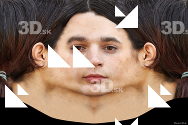 Female head texture