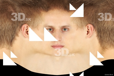 Male head texture