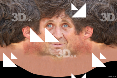 Male head texture
