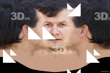 Male head texture