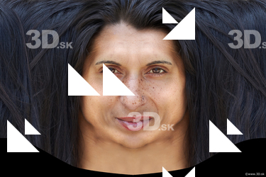 Female head texture