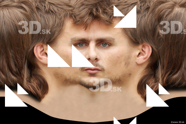 Male head texture