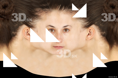 Female head texture