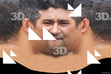 Male head texture