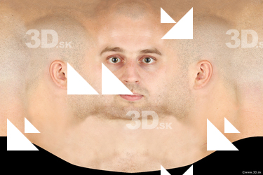 Male head texture