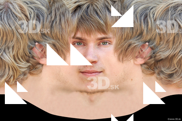 Male head texture