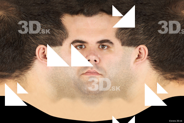 Male head texture